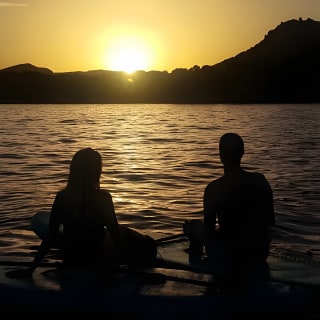 90' Stand Up Paddle tour in a small group in Cala Ratjada 6