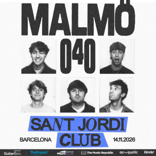 Malmö 040 en San Jordi Club, Barcelona 2026
