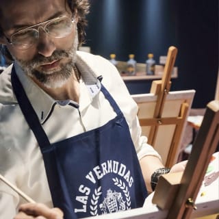 Pintura y vermut: pinta un cuadro con vermut y pica pica 4