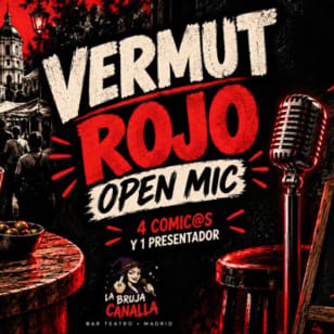 Vermut Rojo Open Mic, en La Latina