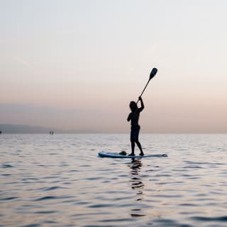 Paddle Surf al amanecer o atardecer en Barcelona 5