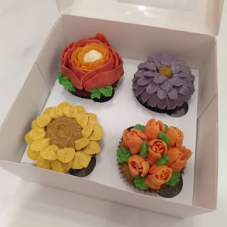 Curso de cupcakes florales de La Pastelera Rosa 2