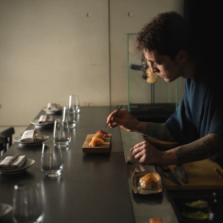 Experiencia Omakase con maridaje en Os-kuro